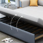 31" Wide Scandinavian Futon Sofa Bed Leather Pillow Included Futon Sleeper Sofa Clearhalo 'furn' 'furn_futons' 'Furniture' 'Futons & Daybeds' 'Futons' 'Living Room Furniture' 6761194