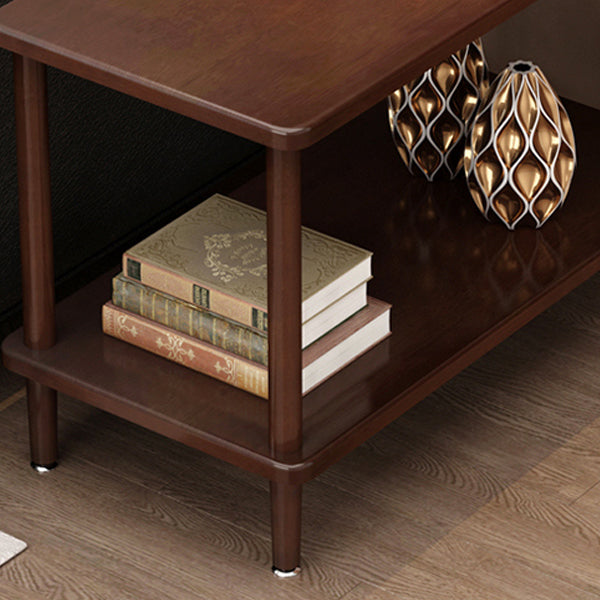 Rectangular Accent Side Table Solid Wood Living Room End Table with Storage Clearhalo 'Coffee & Accent Tables' 'End & Side Tables' 'end_side_tables' 'furn' 'furn_end_side_tables' 'Furniture' 'Living Room Furniture' 6761224
