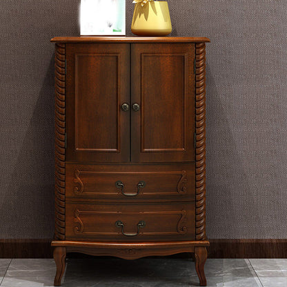 Mid-Century Modern Rectangle Chest/Cabinet with Drawers in Rubberwood 2 Clearhalo 'Cabinets & Chests' 'cabinets_chests' 'furn' 'furn_cabinets_chests' 'Furniture' 'Living Room Furniture' 6761249