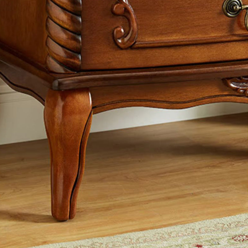 Mid-Century Modern Rectangle Chest/Cabinet with Drawers in Rubberwood Clearhalo 'Cabinets & Chests' 'cabinets_chests' 'furn' 'furn_cabinets_chests' 'Furniture' 'Living Room Furniture' 6761254