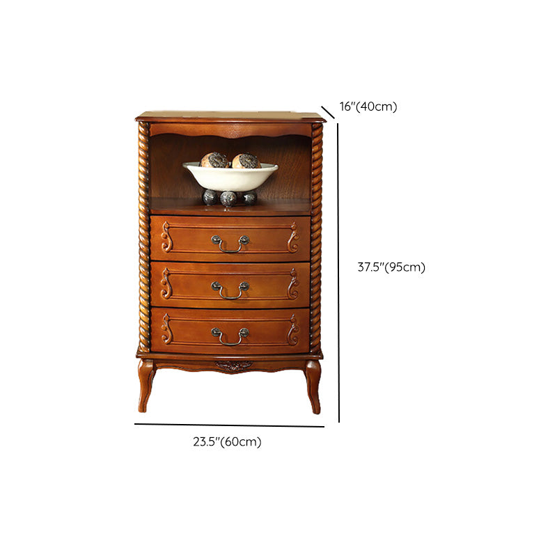 Mid-Century Modern Rectangle Chest/Cabinet with Drawers in Rubberwood Clearhalo 'Cabinets & Chests' 'cabinets_chests' 'furn' 'furn_cabinets_chests' 'Furniture' 'Living Room Furniture' 6761259