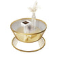 Modern Metal Frame Coffee Table Glass Top Coffee Or End Table with Shelf Clearhalo 'Coffee & Accent Tables' 'Coffee Tables' 'coffee_tables' 'furn' 'furn_coffee_tables' 'Furniture' 'Living Room Furniture' 6761293