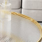 Modern Metal Frame Coffee Table Glass Top Coffee Or End Table with Shelf Clearhalo 'Coffee & Accent Tables' 'Coffee Tables' 'coffee_tables' 'furn' 'furn_coffee_tables' 'Furniture' 'Living Room Furniture' 6761296
