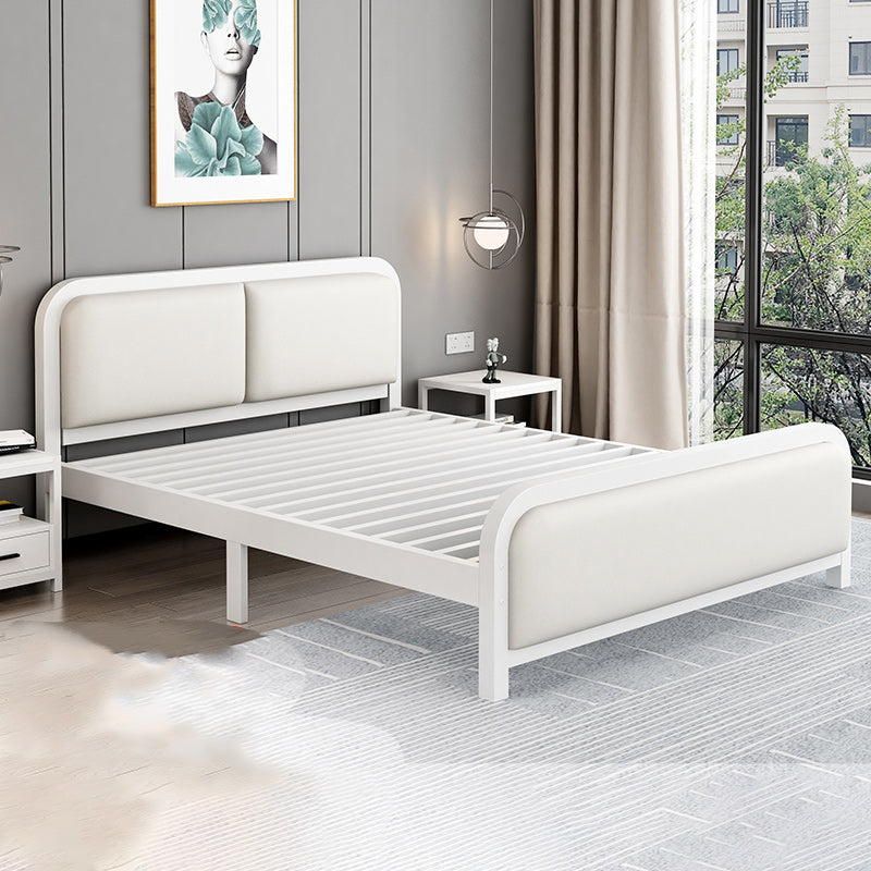 Glam Metal Polstered Panel Kopfteil Rechteckig Standard Bett