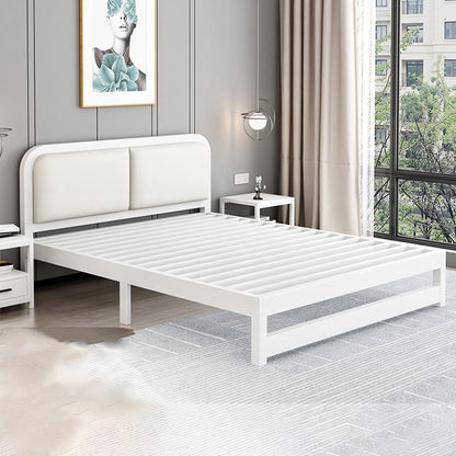 Glam Metal Polstered Panel Kopfteil Rechteckig Standard Bett