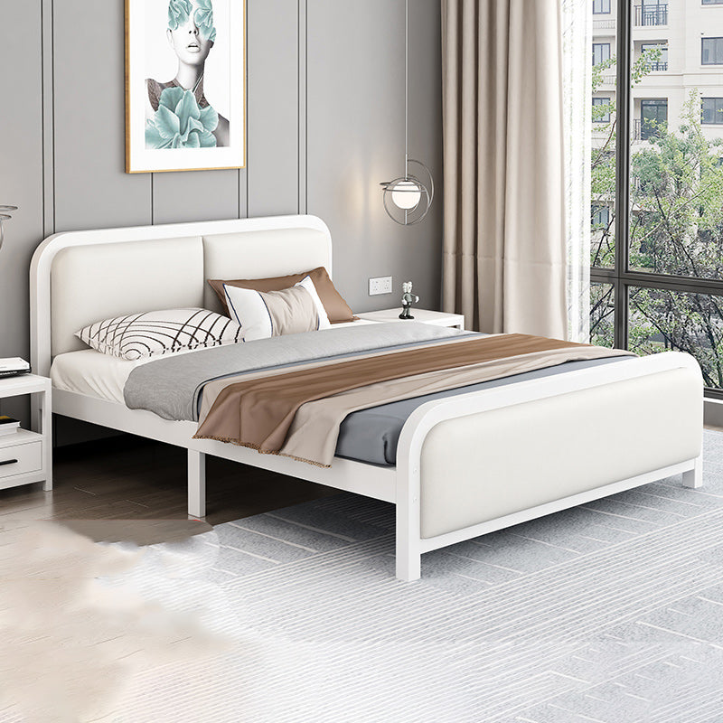 Glam Metal Polstered Panel Kopfteil Rechteckig Standard Bett