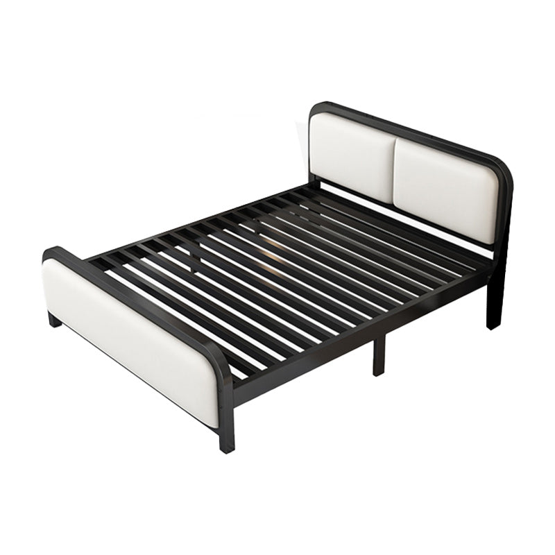 Glam Metal Polstered Panel Kopfteil Rechteckig Standard Bett