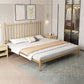 Glam Metal with Headboard Rectangular Slat Mattress Included Slat Bed