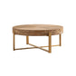 Block Coffee Table Solid Wood Natural Color Coffee Table for Living Room 32"L x 32"W x 14"H Clearhalo 'Coffee & Accent Tables' 'Coffee Tables' 'coffee_tables' 'furn' 'furn_coffee_tables' 'Furniture' 'Living Room Furniture' 6761562