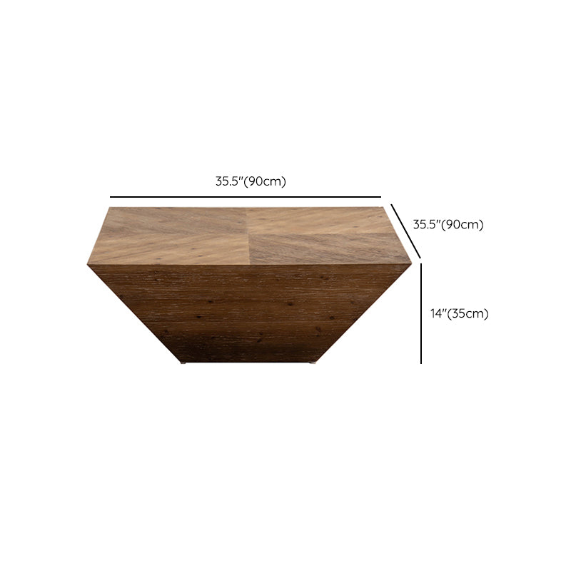 Block Coffee Table Solid Wood Natural Color Coffee Table for Living Room Clearhalo 'Coffee & Accent Tables' 'Coffee Tables' 'coffee_tables' 'furn' 'furn_coffee_tables' 'Furniture' 'Living Room Furniture' 6761563