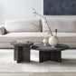 Contemporary Wooden Coffee Table Round Espresso Wood Cocktail Table Clearhalo 'Coffee & Accent Tables' 'Coffee Tables' 'coffee_tables' 'furn' 'furn_coffee_tables' 'Furniture' 'Living Room Furniture' 6761570