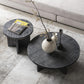 Contemporary Wooden Coffee Table Round Espresso Wood Cocktail Table Clearhalo 'Coffee & Accent Tables' 'Coffee Tables' 'coffee_tables' 'furn' 'furn_coffee_tables' 'Furniture' 'Living Room Furniture' 6761572