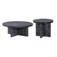 Contemporary Wooden Coffee Table Round Espresso Wood Cocktail Table Clearhalo 'Coffee & Accent Tables' 'Coffee Tables' 'coffee_tables' 'furn' 'furn_coffee_tables' 'Furniture' 'Living Room Furniture' 6761573