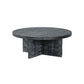 Contemporary Wooden Coffee Table Round Espresso Wood Cocktail Table Clearhalo 'Coffee & Accent Tables' 'Coffee Tables' 'coffee_tables' 'furn' 'furn_coffee_tables' 'Furniture' 'Living Room Furniture' 6761579