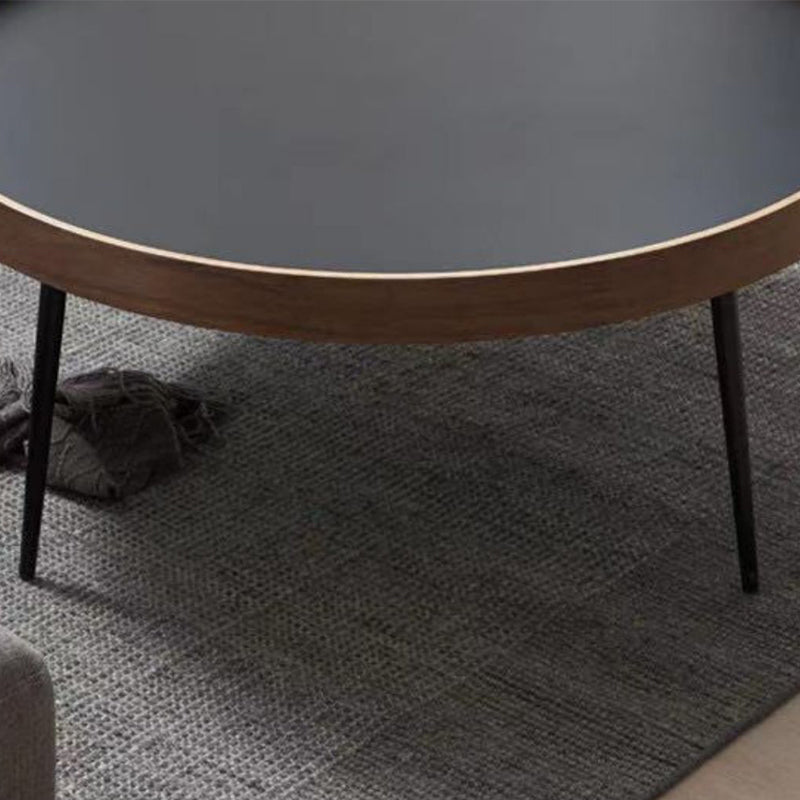 Metal and Wood Coffee Table Tray Top Cocktail Table with 4 Legs Clearhalo 'Coffee & Accent Tables' 'Coffee Tables' 'coffee_tables' 'furn' 'furn_coffee_tables' 'Furniture' 'Living Room Furniture' 6761589