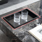 Contemporary Stone Coffee Table Rectangle Sled Coffee Cocktail Table Clearhalo 'Coffee & Accent Tables' 'Coffee Tables' 'coffee_tables' 'furn' 'furn_coffee_tables' 'Furniture' 'Living Room Furniture' 6761606