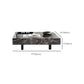 Contemporary Stone Coffee Table Rectangle Sled Coffee Cocktail Table Clearhalo 'Coffee & Accent Tables' 'Coffee Tables' 'coffee_tables' 'furn' 'furn_coffee_tables' 'Furniture' 'Living Room Furniture' 6761613