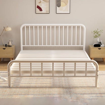 Glam metaal met hoofdeinde rechthoekige lat massief kleur latbed bed