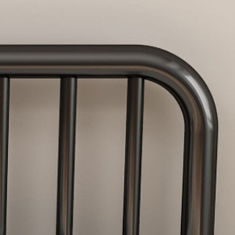 Glam metaal met hoofdeinde rechthoekige lat massief kleur latbed bed