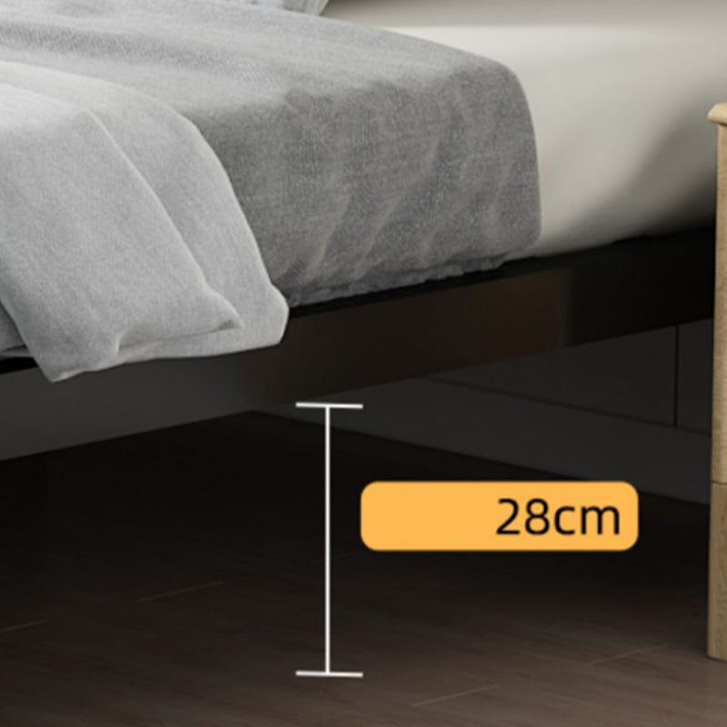 Glam metaal met hoofdeinde rechthoekige lat massief kleur latbed bed