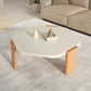 No Distressing Modern Coffee Table Set Beech Coffee Table with 3 Legs
