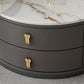 Modern Coffee Cocktail Table Round Nesting Coffee Table Set with Drawer Clearhalo 'Coffee & Accent Tables' 'Coffee Tables' 'coffee_tables' 'furn' 'furn_coffee_tables' 'Furniture' 'Living Room Furniture' 6761781