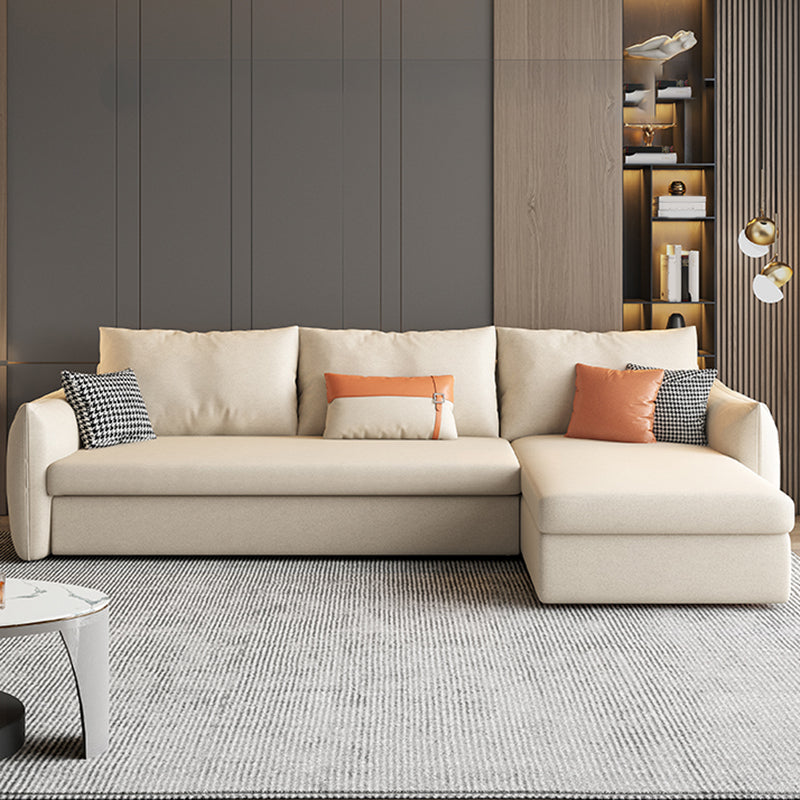 35.43" Square Arm Sleeper Modern Styled Sleeper Sofa Bed with Storage