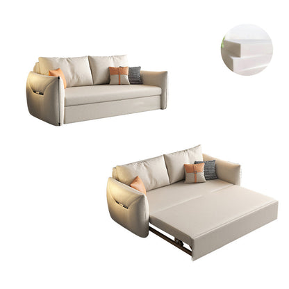 35.43" Square Arm Sleeper Modern Styled Sleeper Sofa Bed with Storage