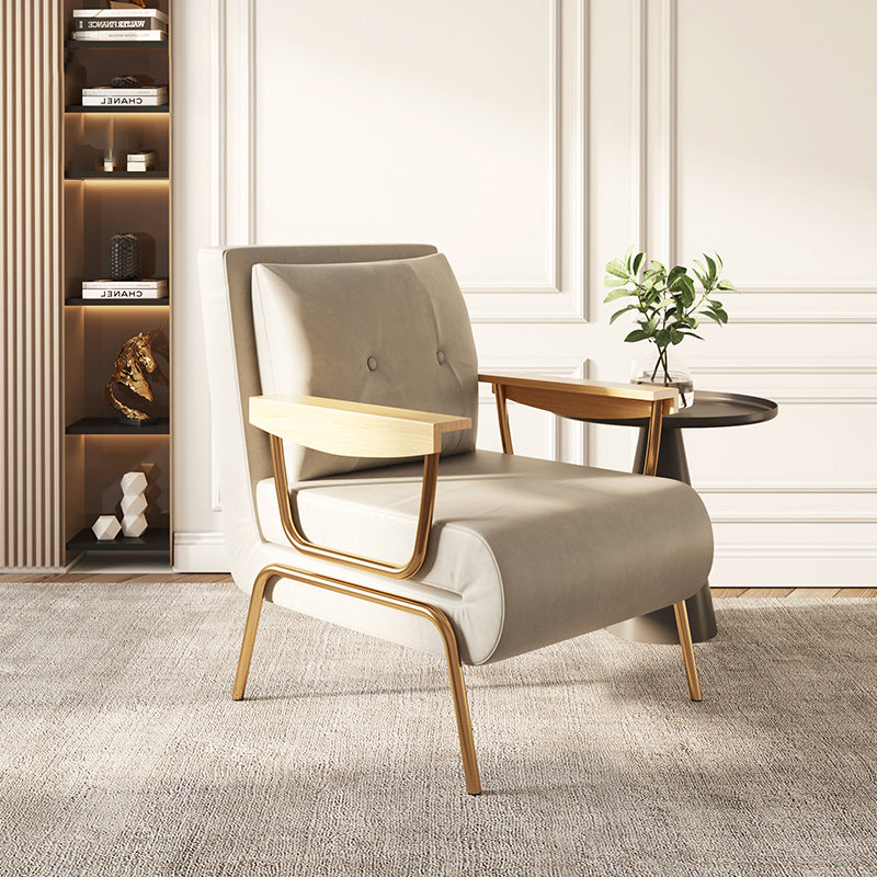 Glam Foldable Futon Sofa Bed Bonded Leather Convertible Sofas 27"L x 28"W x 35"H Khaki Clearhalo 'furn' 'furn_futons' 'Furniture' 'Futons & Daybeds' 'Futons' 'Living Room Furniture' 6761987