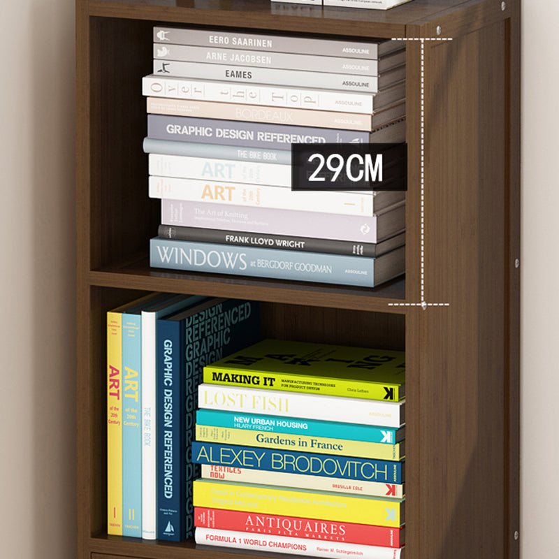 Modern Wooden Accent Chest Living Room Chest with Shelves in Dark Brone Clearhalo 'Cabinets & Chests' 'cabinets_chests' 'furn' 'furn_cabinets_chests' 'Furniture' 'Living Room Furniture' 6762151