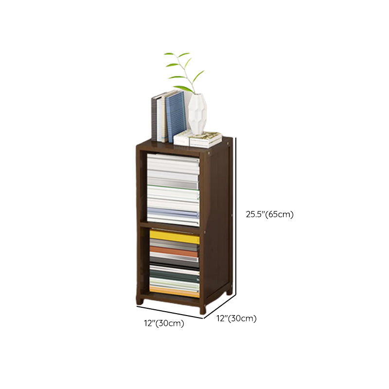 Modern Wooden Accent Chest Living Room Chest with Shelves in Dark Brone Clearhalo 'Cabinets & Chests' 'cabinets_chests' 'furn' 'furn_cabinets_chests' 'Furniture' 'Living Room Furniture' 6762162