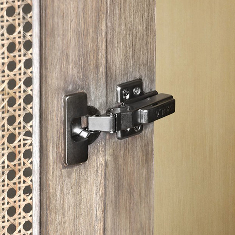 Rectangle Storage Cabinet Solid Wood Bar Pulls Cabinet with Doors Clearhalo 'Cabinets & Chests' 'cabinets_chests' 'furn' 'furn_cabinets_chests' 'Furniture' 'Living Room Furniture' 6762190