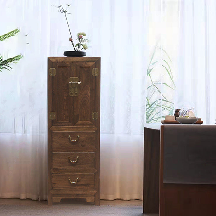 Modern Rectangle Storage Cabinet Solid Wood Cabinet with Drawer Clearhalo 'Cabinets & Chests' 'cabinets_chests' 'furn' 'furn_cabinets_chests' 'Furniture' 'Living Room Furniture' 6762205