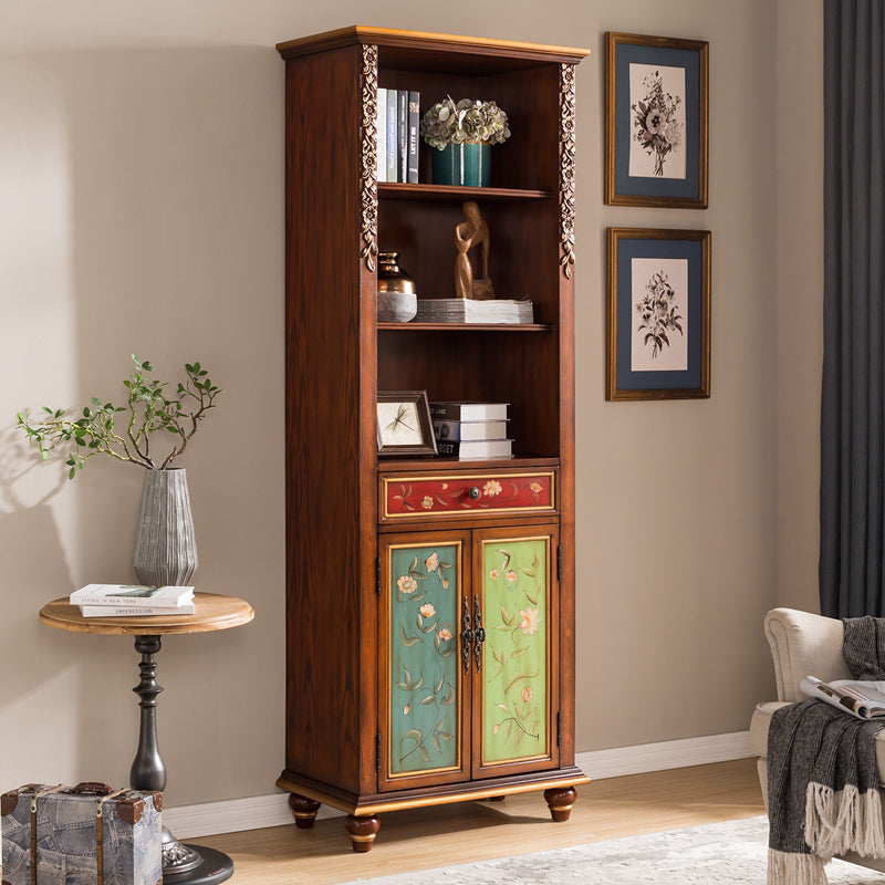 Rectangle Standard Storage Cabinet Solid Wood Cabinet with Drawer Clearhalo 'Cabinets & Chests' 'cabinets_chests' 'furn' 'furn_cabinets_chests' 'Furniture' 'Living Room Furniture' 6762218