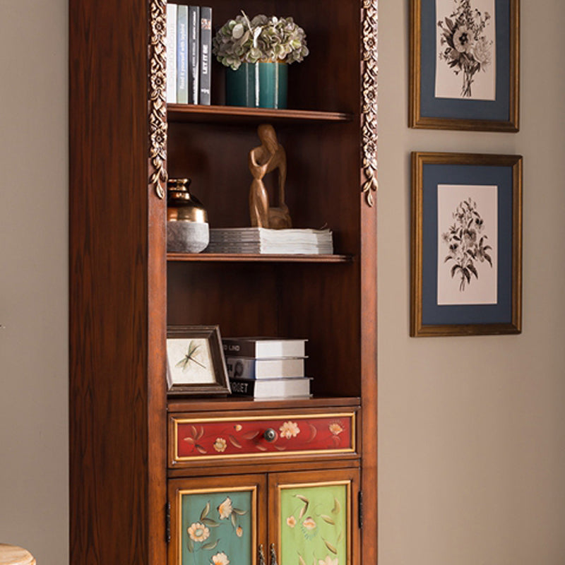 Rectangle Standard Storage Cabinet Solid Wood Cabinet with Drawer Clearhalo 'Cabinets & Chests' 'cabinets_chests' 'furn' 'furn_cabinets_chests' 'Furniture' 'Living Room Furniture' 6762229