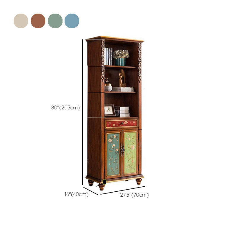 Rectangle Standard Storage Cabinet Solid Wood Cabinet with Drawer Clearhalo 'Cabinets & Chests' 'cabinets_chests' 'furn' 'furn_cabinets_chests' 'Furniture' 'Living Room Furniture' 6762233