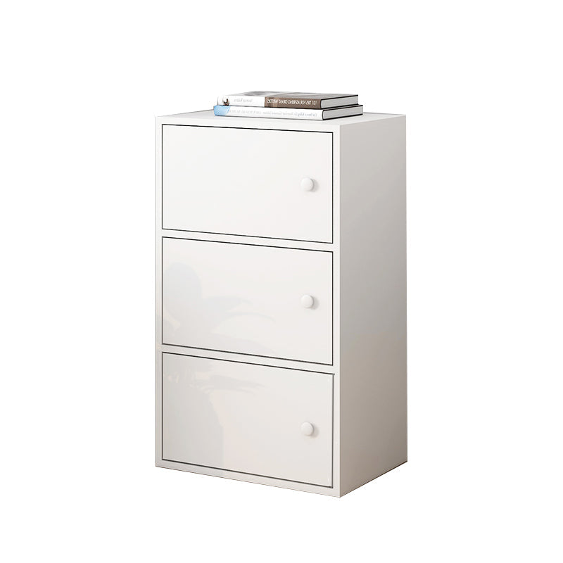 Modern Rectangle Storage Cabinet Wood Knobs Cabinet with Doors White Clearhalo 'Cabinets & Chests' 'cabinets_chests' 'furn' 'furn_cabinets_chests' 'Furniture' 'Living Room Furniture' 6762246