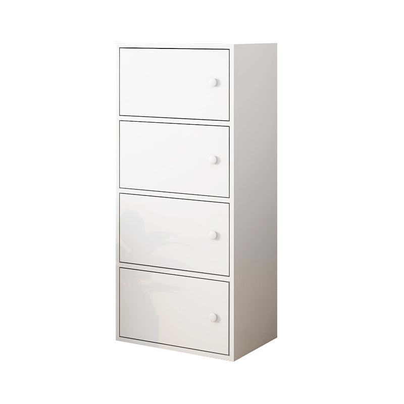 Modern Rectangle Storage Cabinet Wood Knobs Cabinet with Doors White Clearhalo 'Cabinets & Chests' 'cabinets_chests' 'furn' 'furn_cabinets_chests' 'Furniture' 'Living Room Furniture' 6762247