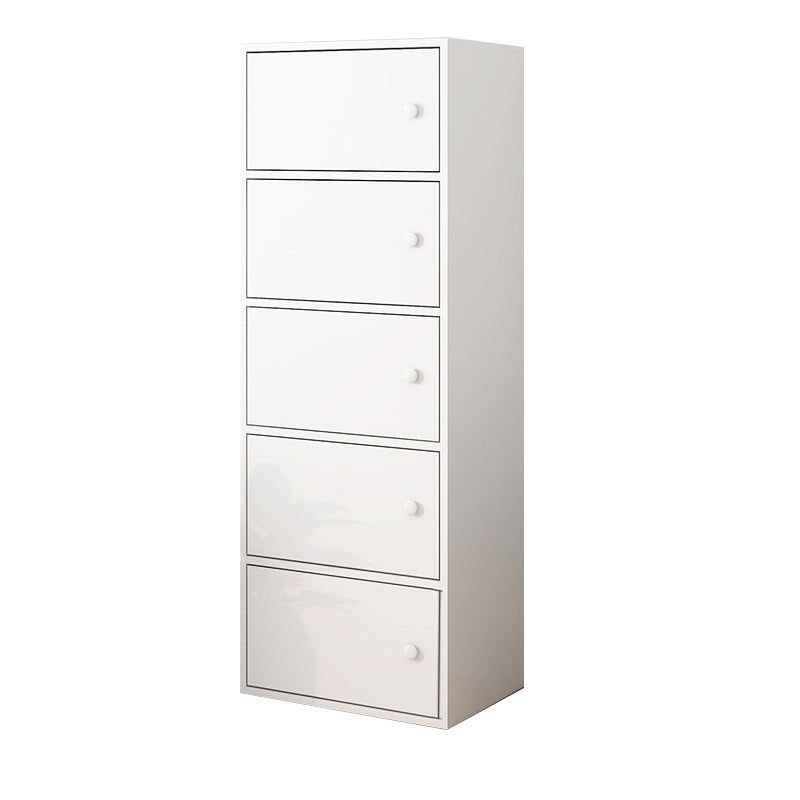 Modern Rectangle Storage Cabinet Wood Knobs Cabinet with Doors White Clearhalo 'Cabinets & Chests' 'cabinets_chests' 'furn' 'furn_cabinets_chests' 'Furniture' 'Living Room Furniture' 6762249