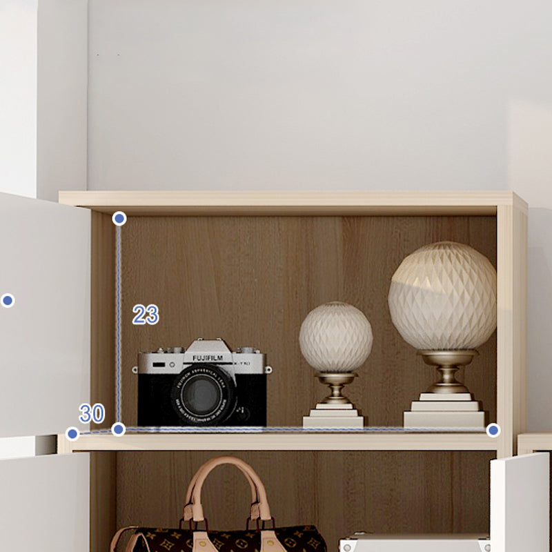 Modern Rectangle Storage Cabinet Wood Knobs Cabinet with Doors Clearhalo 'Cabinets & Chests' 'cabinets_chests' 'furn' 'furn_cabinets_chests' 'Furniture' 'Living Room Furniture' 6762259