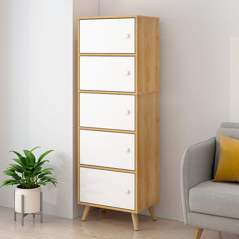 Modern Rectangle Storage Cabinet Wood Knobs Cabinet with Doors Clearhalo 'Cabinets & Chests' 'cabinets_chests' 'furn' 'furn_cabinets_chests' 'Furniture' 'Living Room Furniture' 6762264