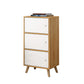 Modern Rectangle Storage Cabinet Wood Knobs Cabinet with Doors 15.7"L x 9.4"W x 34.3"H Natural Clearhalo 'Cabinets & Chests' 'cabinets_chests' 'furn' 'furn_cabinets_chests' 'Furniture' 'Living Room Furniture' 6762267