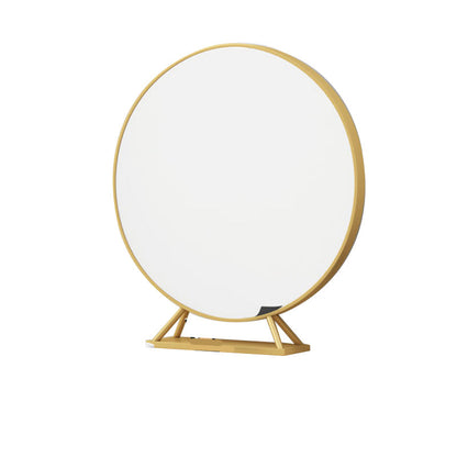 Glam 2-drawer Wooden Vanity Table 29.52" H Dressing Table in White