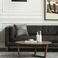Cross Legs Coffee Table Brone Solid Wood Round Coffee Tables