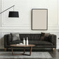 Cross Legs Coffee Table Brone Solid Wood Round Coffee Tables