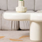 Table basse en bois blanc, 4 pieds, Table de Cocktail pour le salon