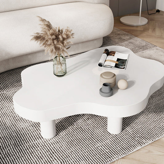3 Legs Coffee Table Solid Wood Coffee Cocktail Table for Living Room