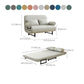 Scandinavian Foldable Futon Sleeper Sofa Round Arms Convertible Sofas Clearhalo 'furn' 'furn_futons' 'Furniture' 'Futons & Daybeds' 'Futons' 'Living Room Furniture' 6763610