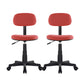 Contemporary Office Chair Adjustable Seat Height Metal Desk Chair without Arm