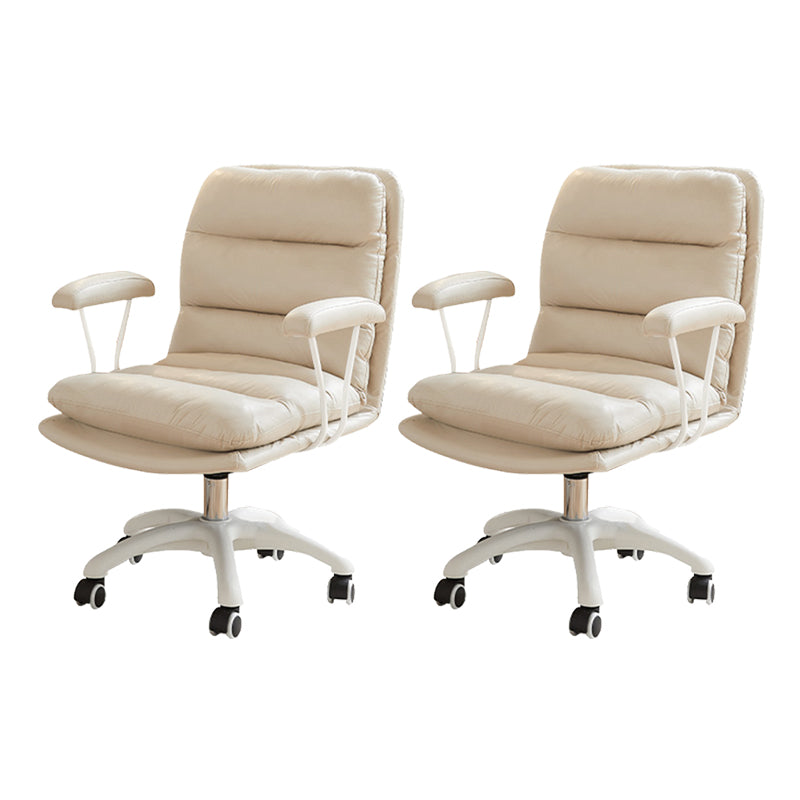 Silla de escritorio de brazos fijos modernos sin angustia silla de oficina ergonómica con ruedas